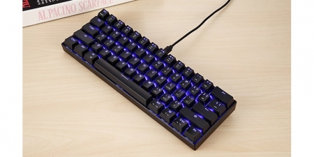 Клавиатура Motospeed CK61 Blue Switch (Черный)