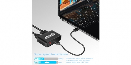 Адаптер USB 3.0 на HDMI/VGA Booox UHV02