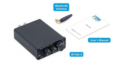 Аудио Bluetooth усилитель Fosi Audio BT10A чёрный