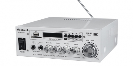 Аудио Bluetooth усилитель Sunbuck AV-660BT белый