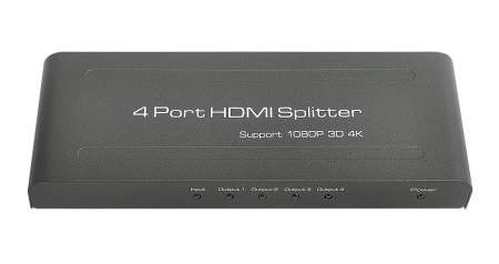 HDMI делитель SP14004M 4K (1 вход / 4  выхода)