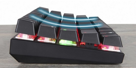 Клавиатура Motospeed CK62 Red Switch (Черный)