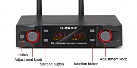 Комплект радио микрофонов G-Mark EW100