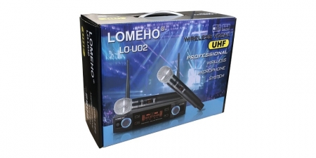 Комплект радио микрофонов LOMEHO LO-UO2
