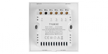 Выключатель на три зоны Sonoff T1 Wi-Fi (T1UK3C) new