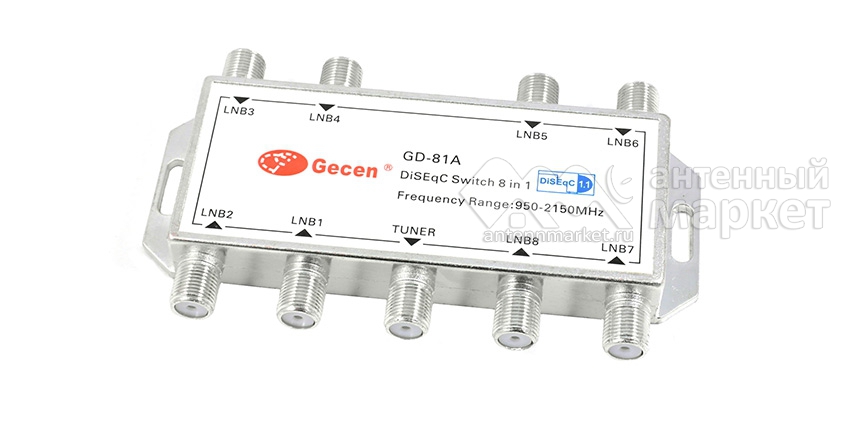 DiSeqC – переключатель Gecen GD-81E